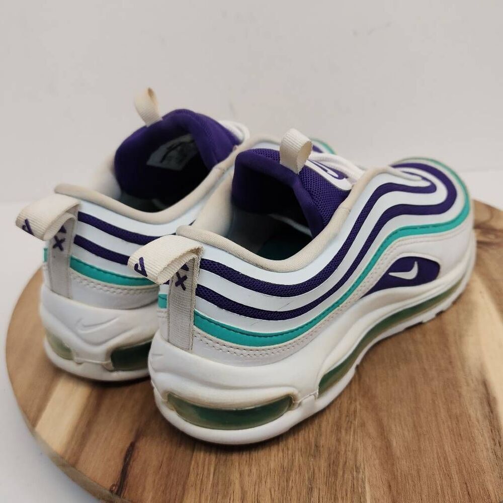 Nike Air Max 97 Ultra 17 SE Grape Sneakers Women’s 7.5 White Purple Teal - Picture 4 of 10
